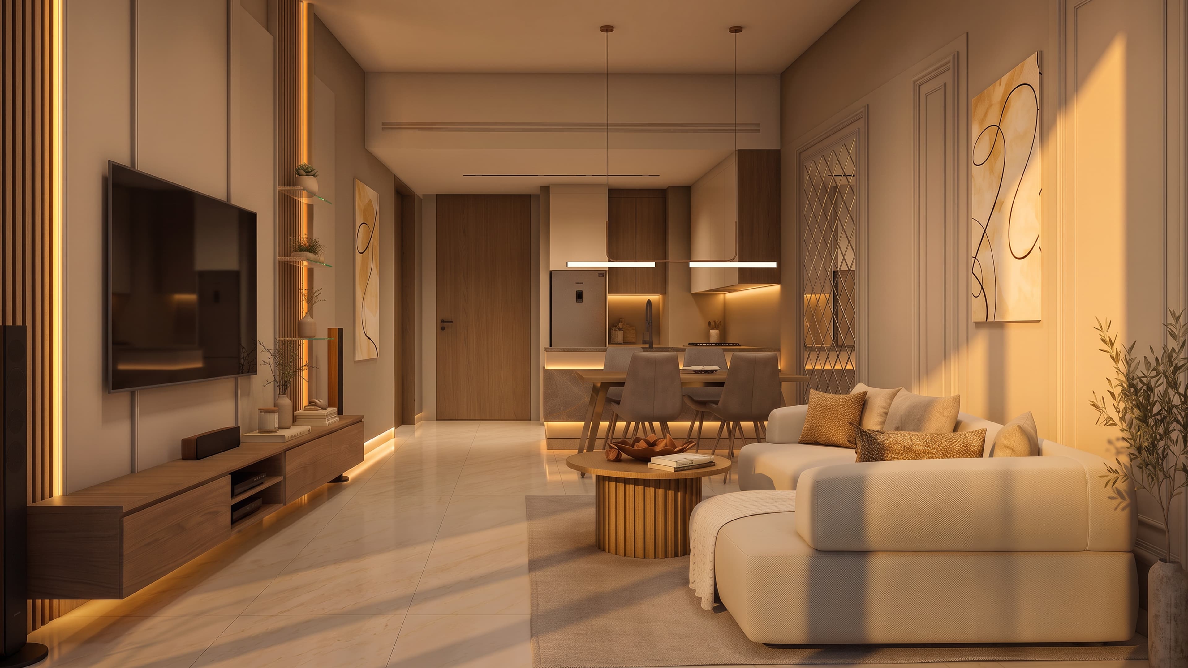 A Celesto Tower 4 living room